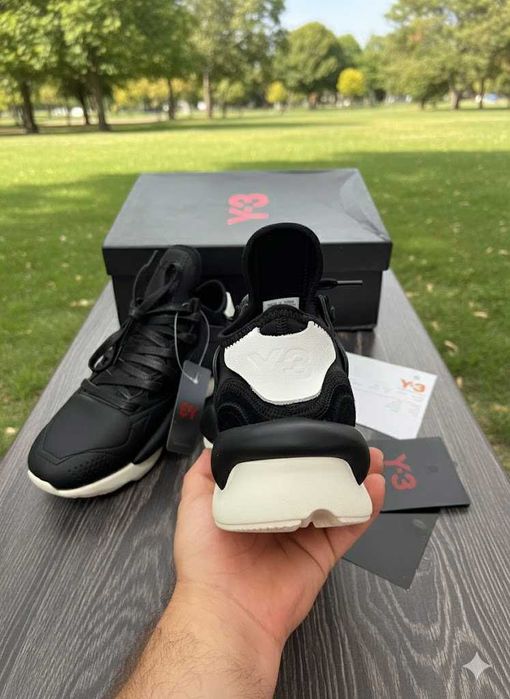 Adidasi Y3 Kaiwa Negru - Adidasi Premim Piele naturala