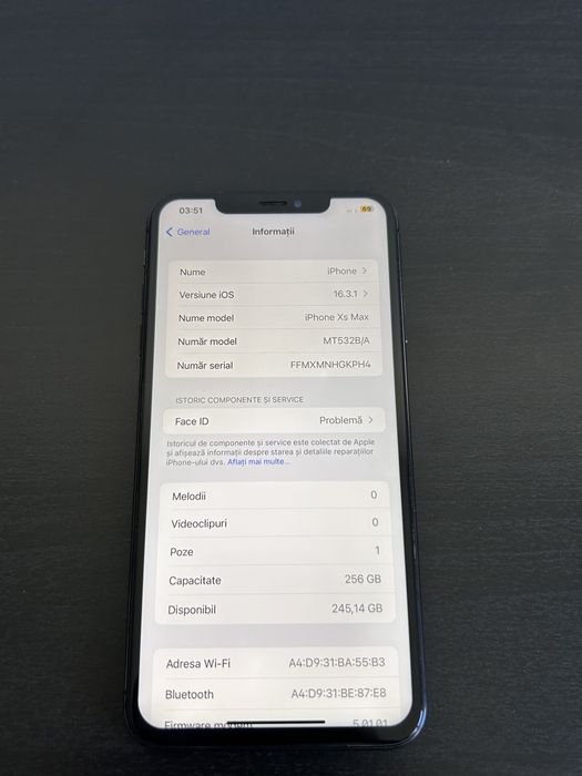 Iphone XS MAX 256gb Space Grey
