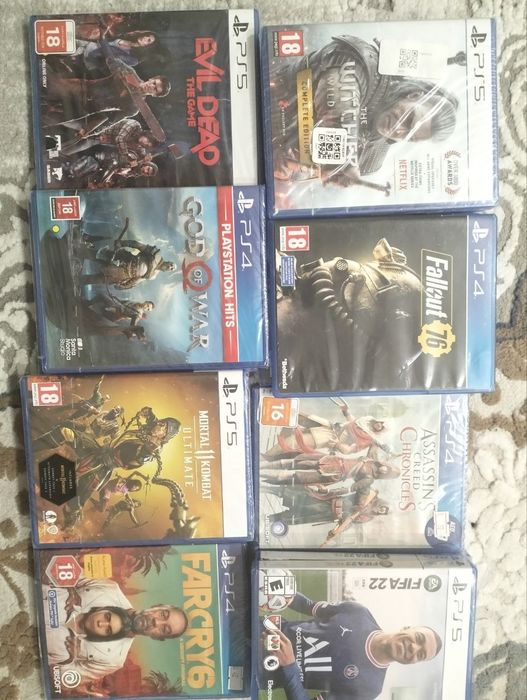 Новые диски для ps5