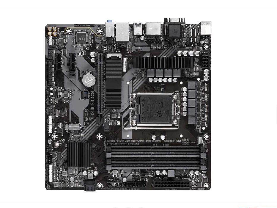 Placa de baza Gigabyte B760M DS3H DDR4, Socket 1700, NOUA, SIGILATA