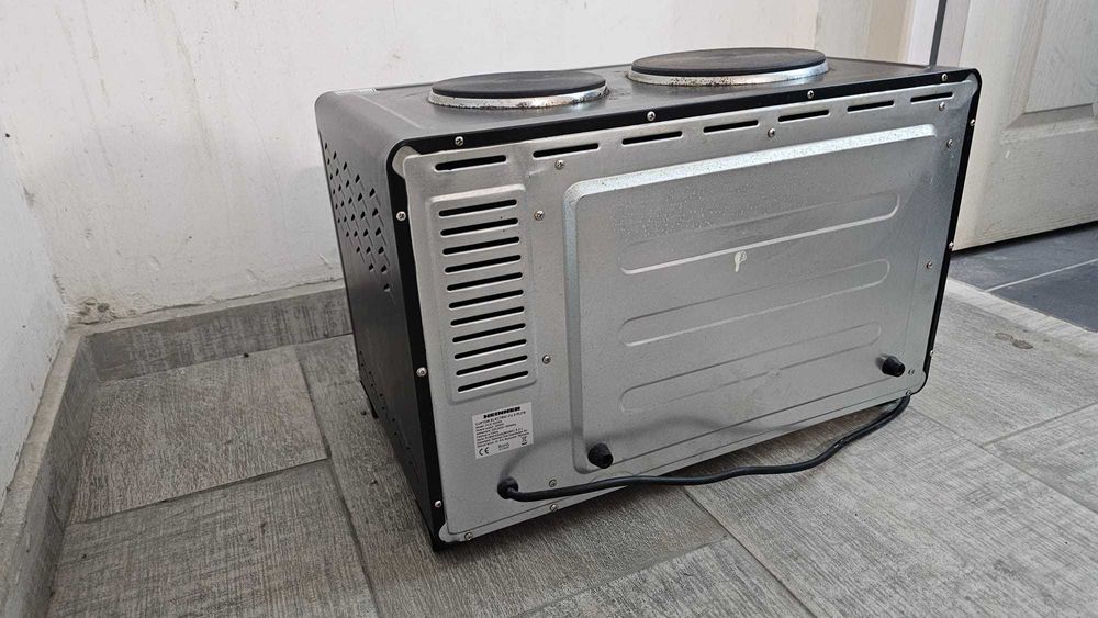 Cuptor electric cu 2 plite, Heinner, HCE-452BK, 3200W