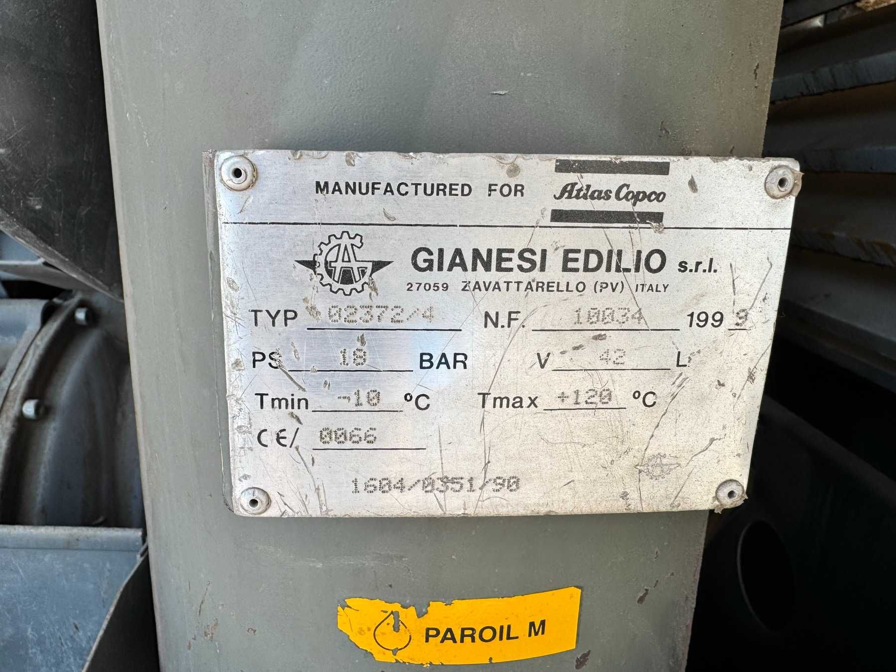 Компресор дизелов  Винтов 10м3 / 12 bar Atlas Copco XAHS 146