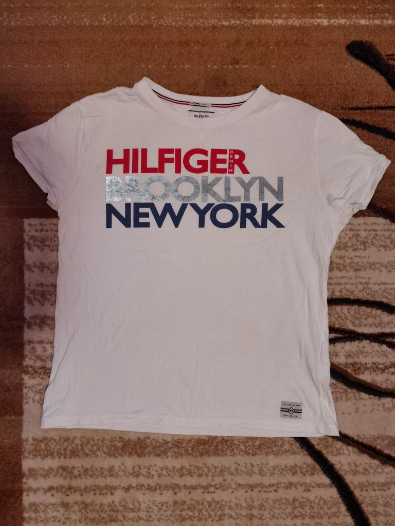 Tricou Hilfiger Brooklyn NewYork alb M