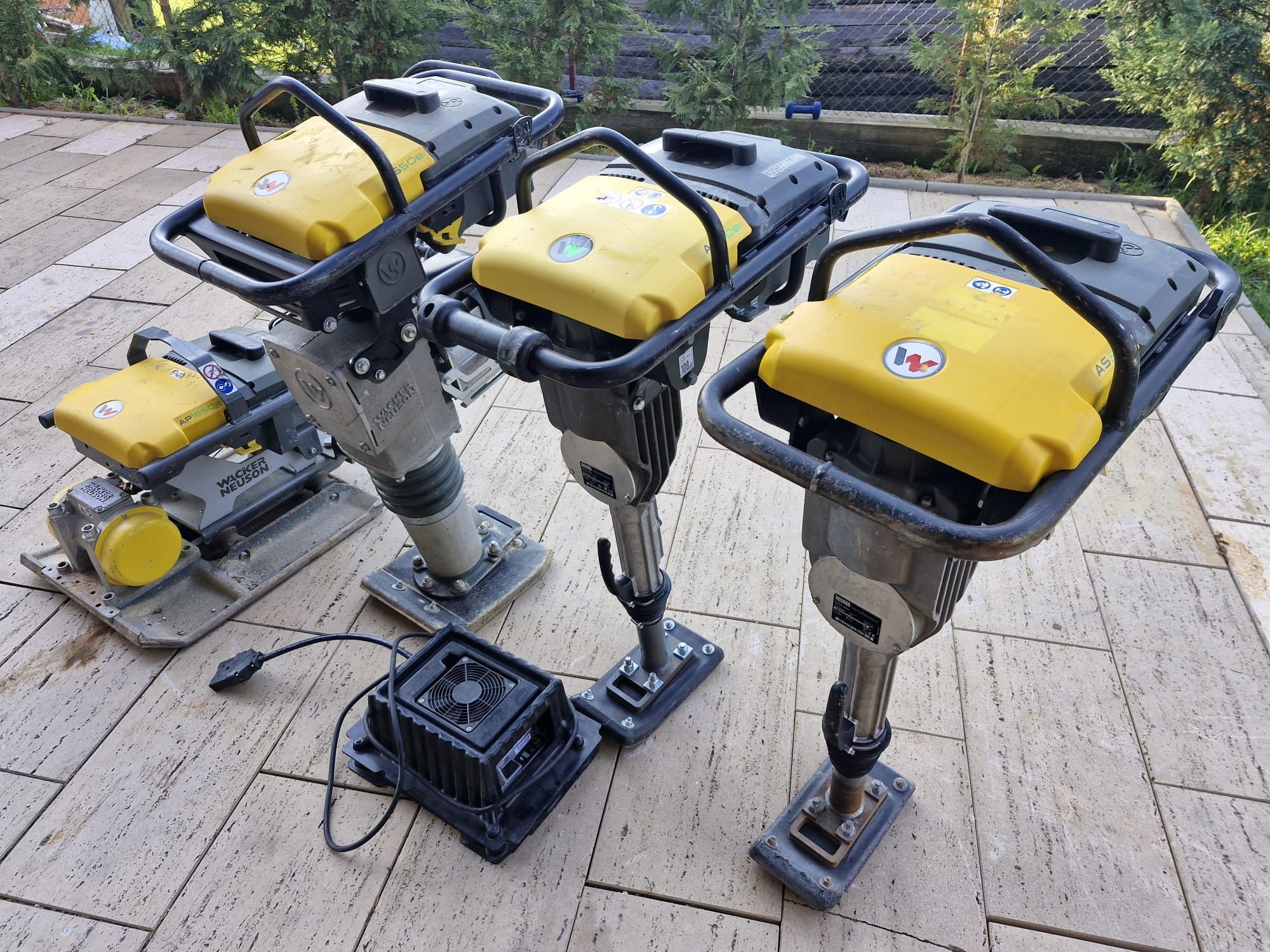 Set compactor wacker neuson pe baterie acumulator