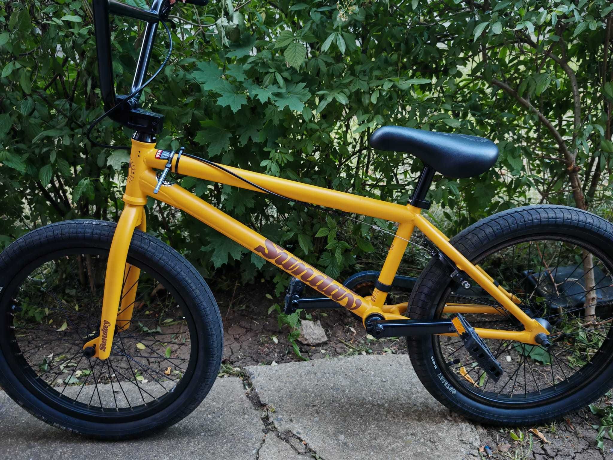 Vand Bicicleta BMX Sunday EX Arteaga MY2022 galben mat