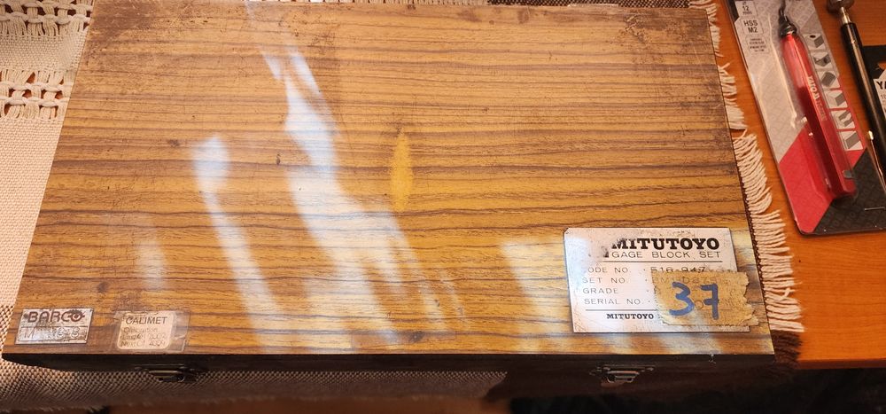 Trusa cale plan parelele Mitutoyo 90 piese