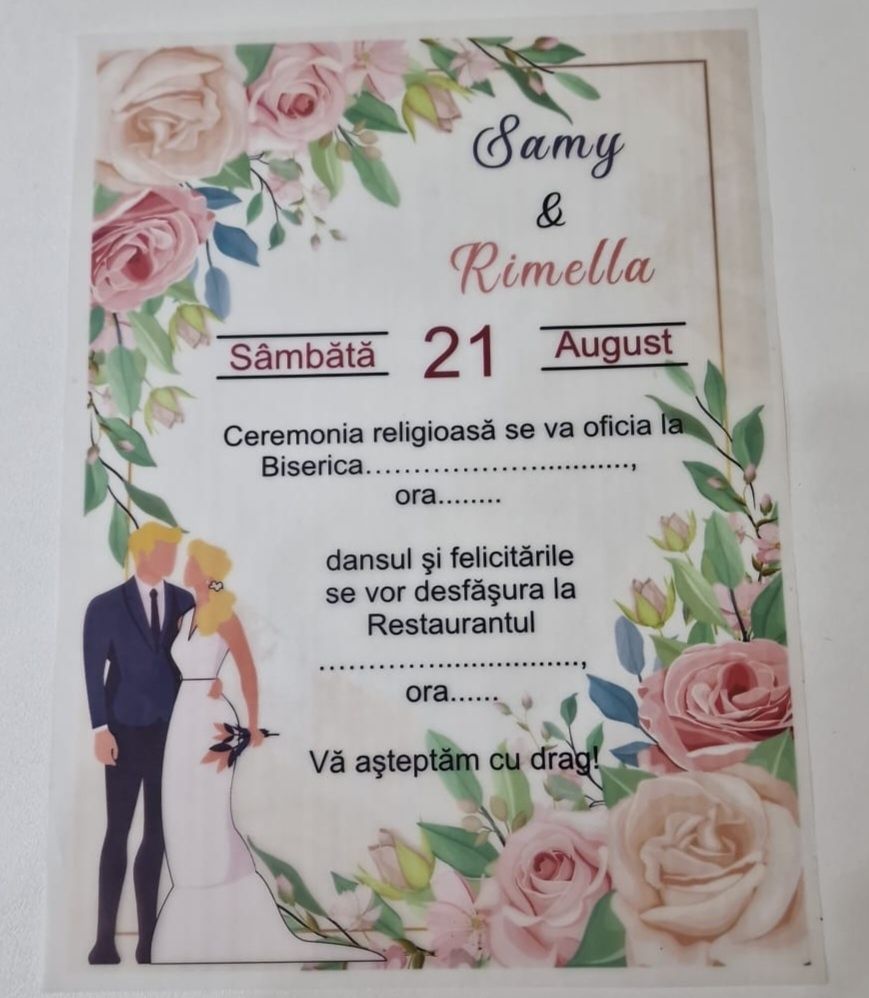 Invitatii de Nunta si Botez