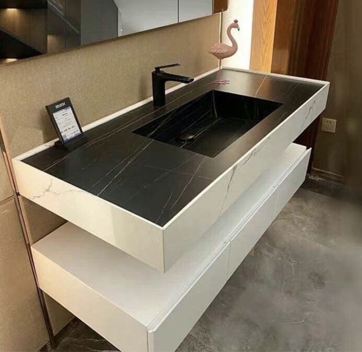 Изготовление столешницы из акрилового камня