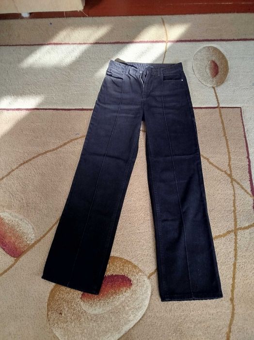 Женские джинсы, хб, темно серые, 48 размера