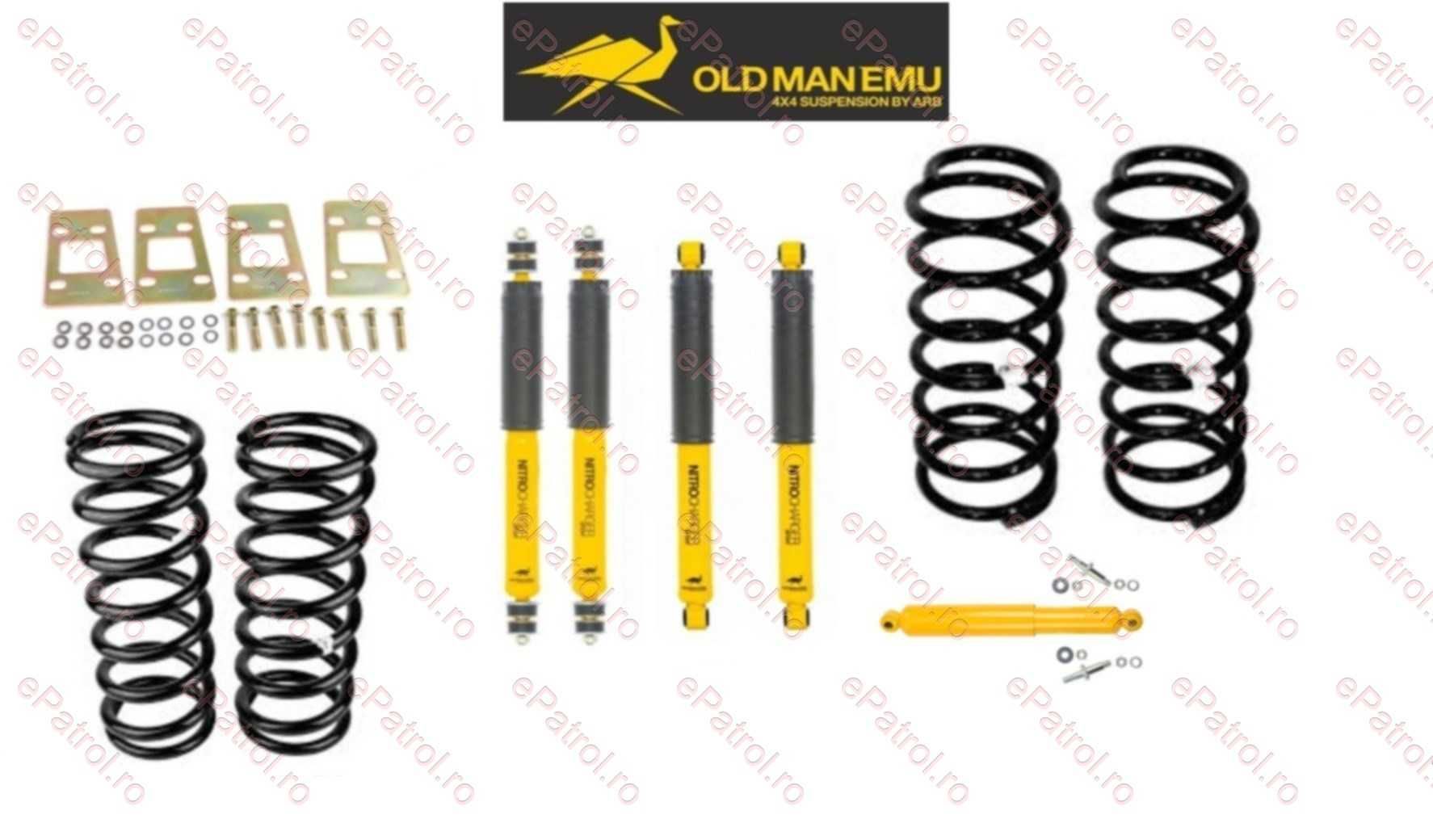 Kit suspensie inaltare +5 Nissan Patrol Y60 Y61 OME arc amortizor