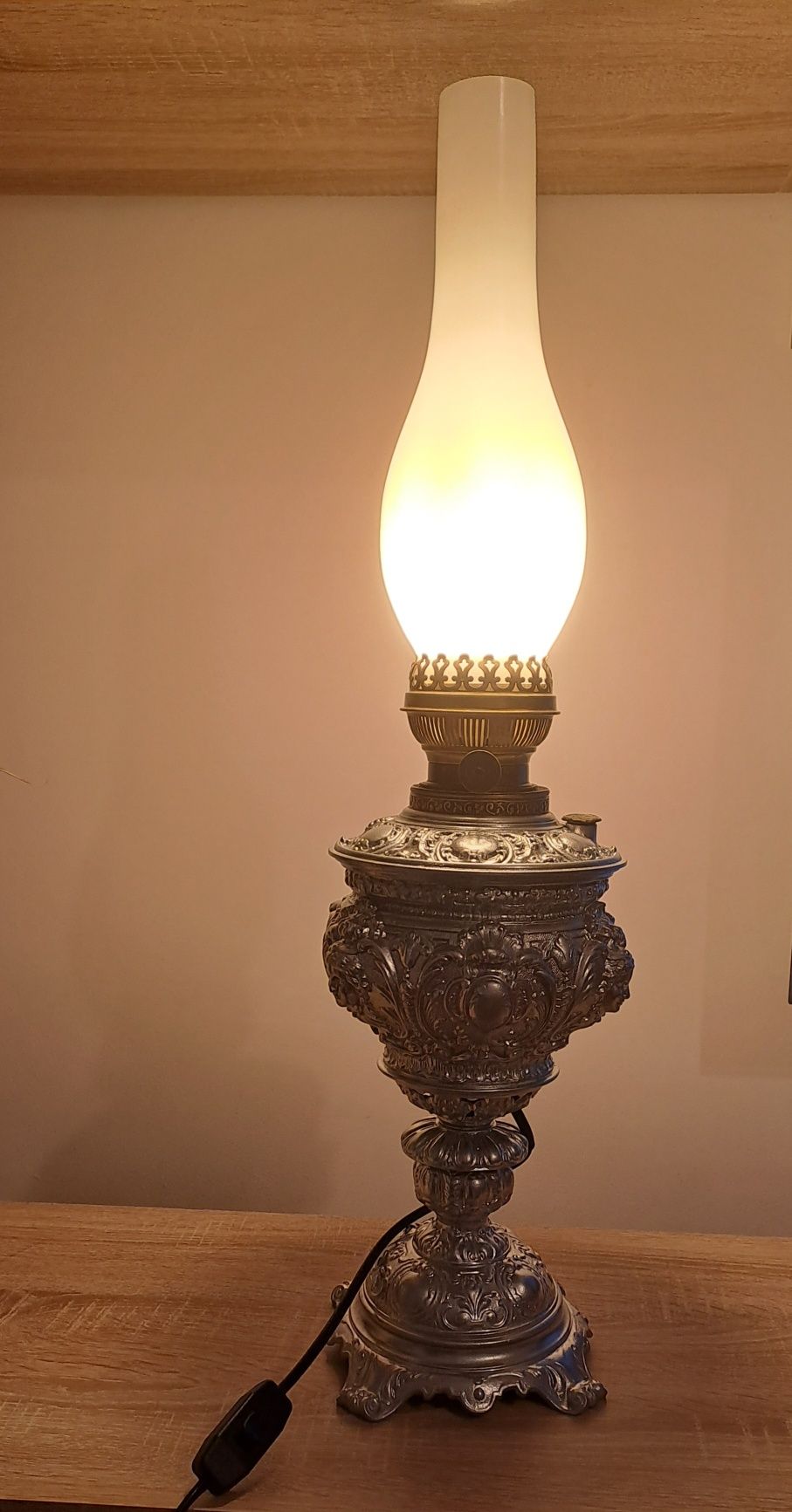 Lampa veioza vintage de colectie, R. DITMAR Wien, secolul 19, unicat