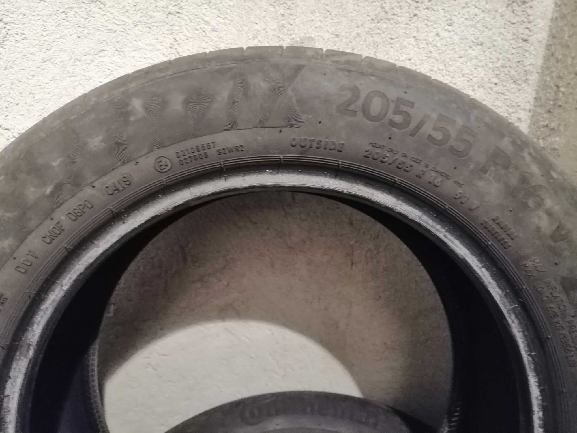 4 броя Гуми Континентал 205/55/16