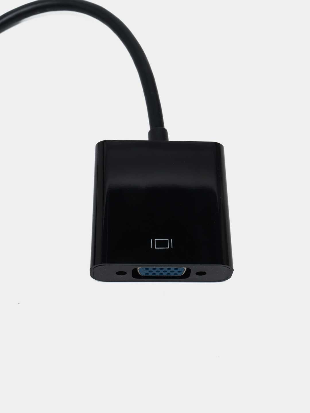 Переходник адаптер с VGA на HDMI + Aux