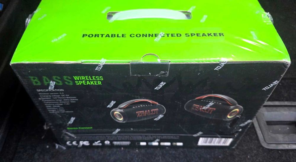 Boxa portabila bluetooth Zealot 60w,sigilata