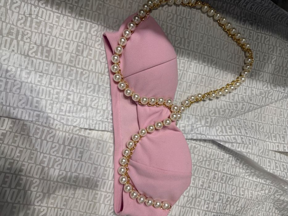 Дамско бюстие с перли