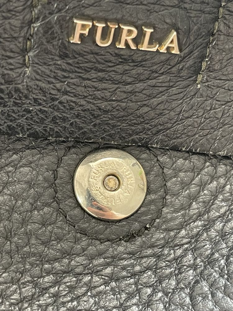 Furla чанта естествена кожа