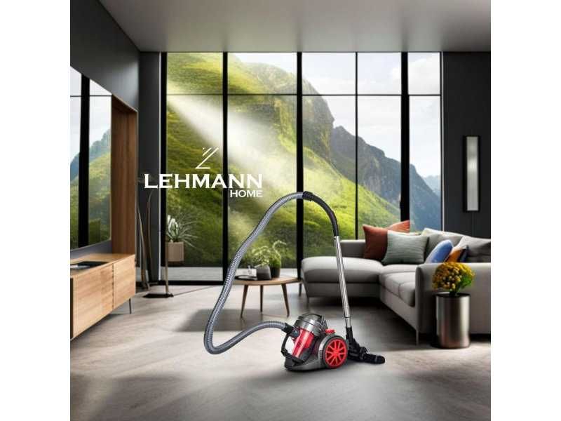 Прахосмукачка без Торба и с HEPA Филтър LEHMANN Cyclone, 4000W