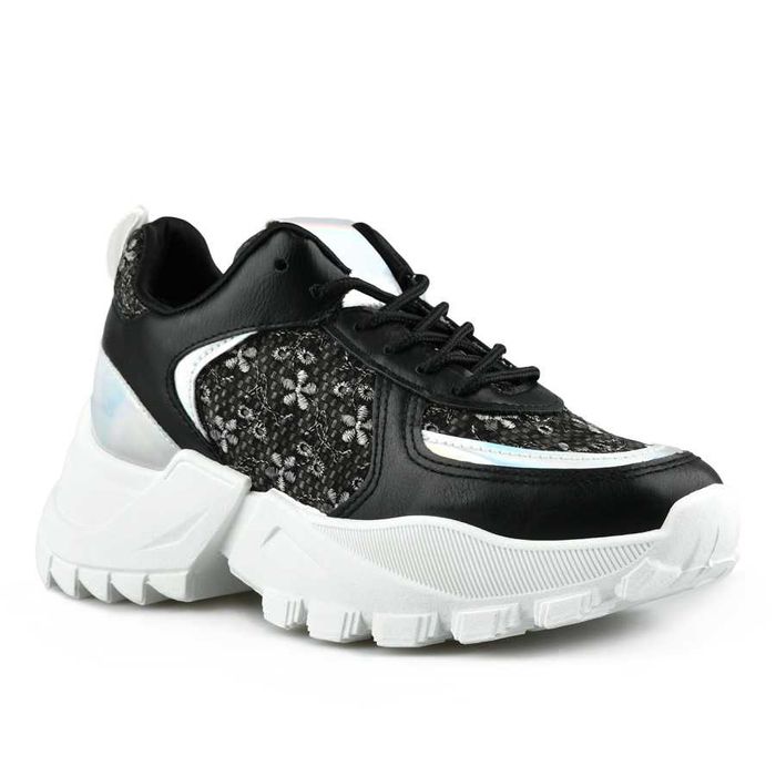 НОВИ страхотни големи дамски маратонки с висока подметка (номер 39)