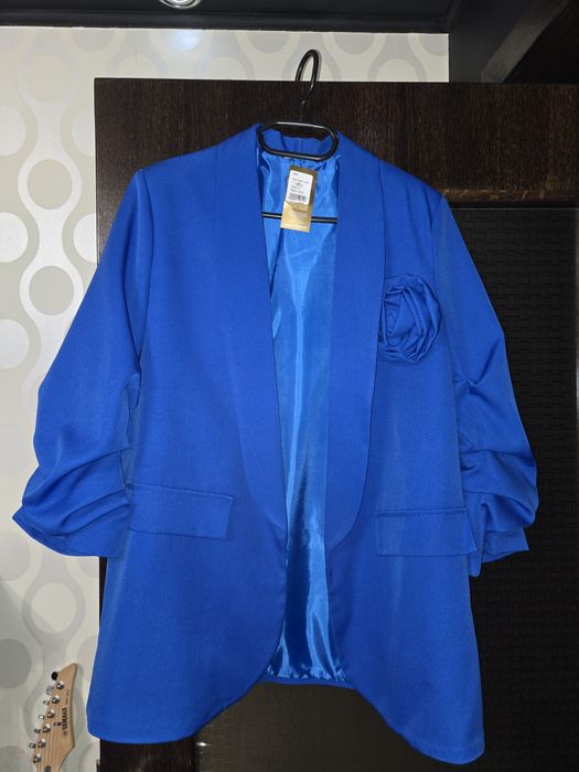 Sacou Marime L albastru