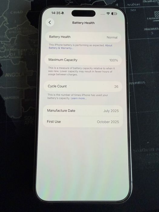 iPhone 15 Pro Max 256 Gb, 100% Baterie