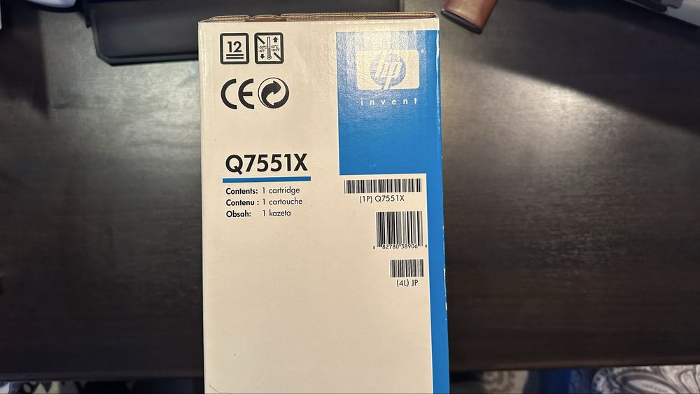 Toner HP Q7551X ORIGINAL SIGILAT / HP LaserJet P3005, M3027 mfp, M3035
