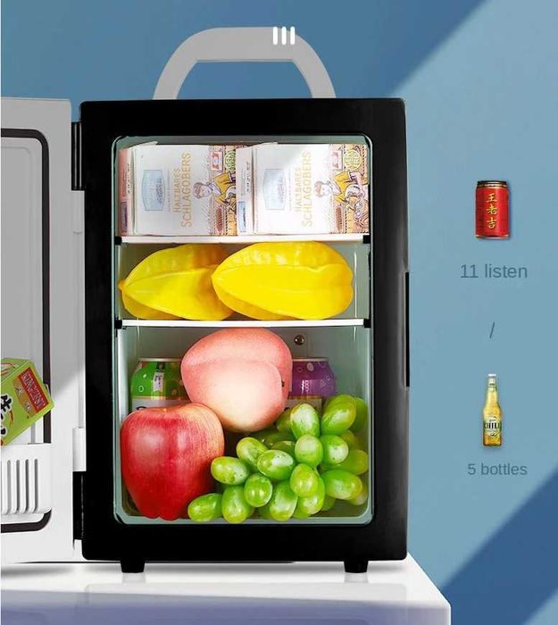 Мини хладилник преносим хладилник за кола за автомобил за дома минибар