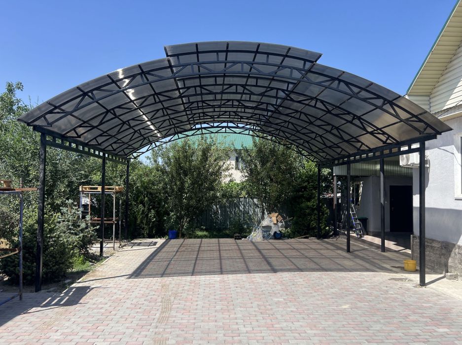 Навес на заказ по Алматы любой сложности