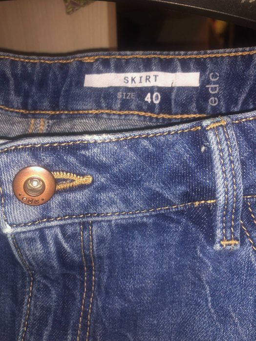 Fusta jeans EDC by Esprit, noua fara eticheta, mar. 40
