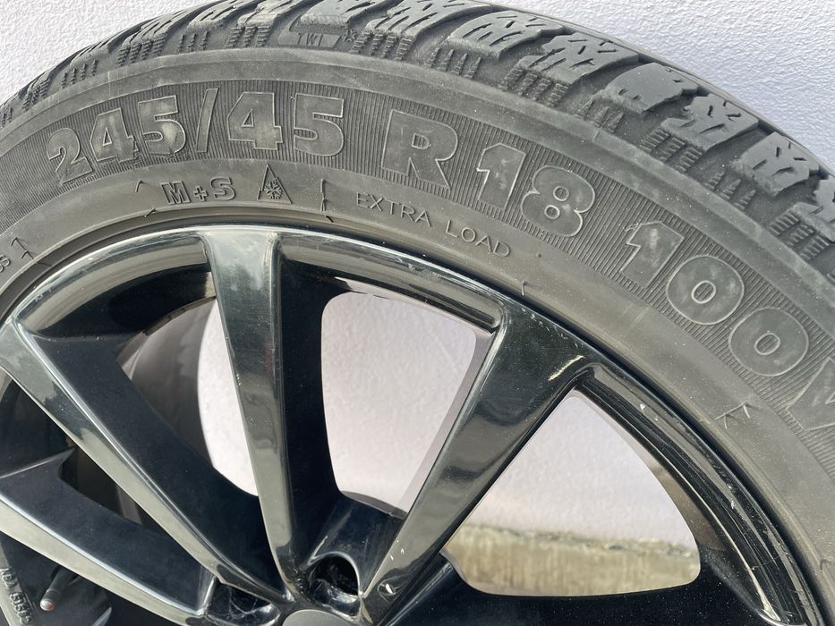 Roti cu anvelope de iarna M+S 245/45 R18 Audi A6 C7
