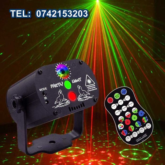 LASER  Dj Party Topolino UV RGB