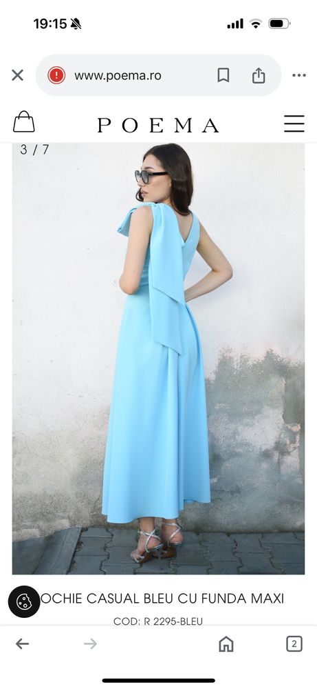 Vand rochie de ocazie Poema marime 34