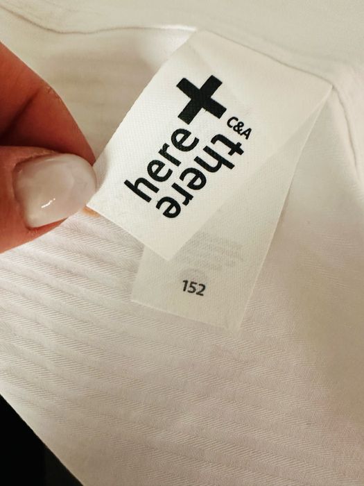 camasa alba baieti 152 C&A