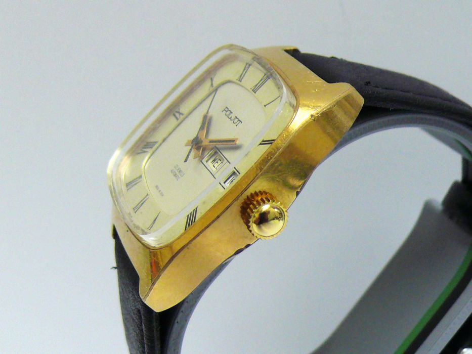 Съветски Позлатен Полет/POLJOT Автоматичен Мъжки ръчен часовник