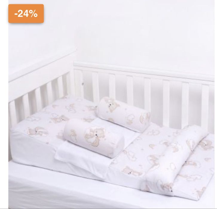 Saltea antiflux reglabila accesorii detasabile , husa este igienizata