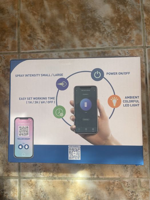 Difuzor Aromaterapie Inteligent WiFi Tellur – Smart Aromatherapy