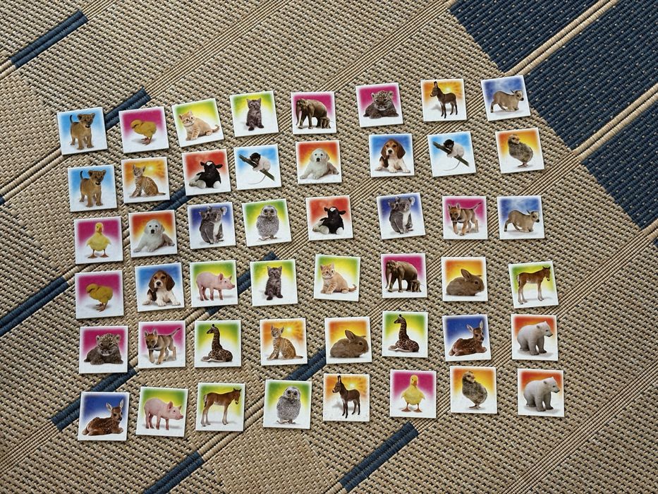 Clementoni Memo – мемо игра с животни, 48 карти, 4+ години