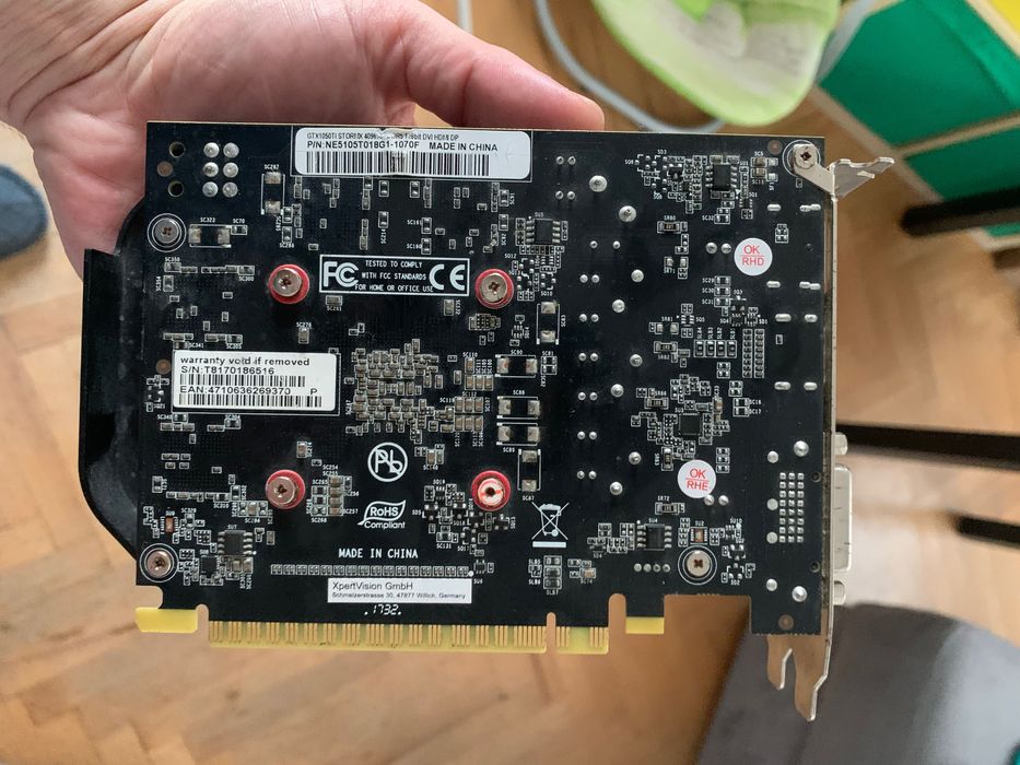 Nvidia 1050ti Palit видео карта