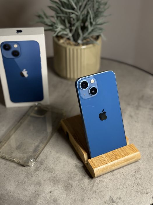 iPhone 13 Mini Blue 128 GB 90% full box +Husa / folie