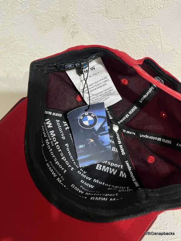 BMW червена шапка бмв shapka bmw m car amg s line шапка бмв