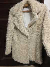 Palton imitatie lana