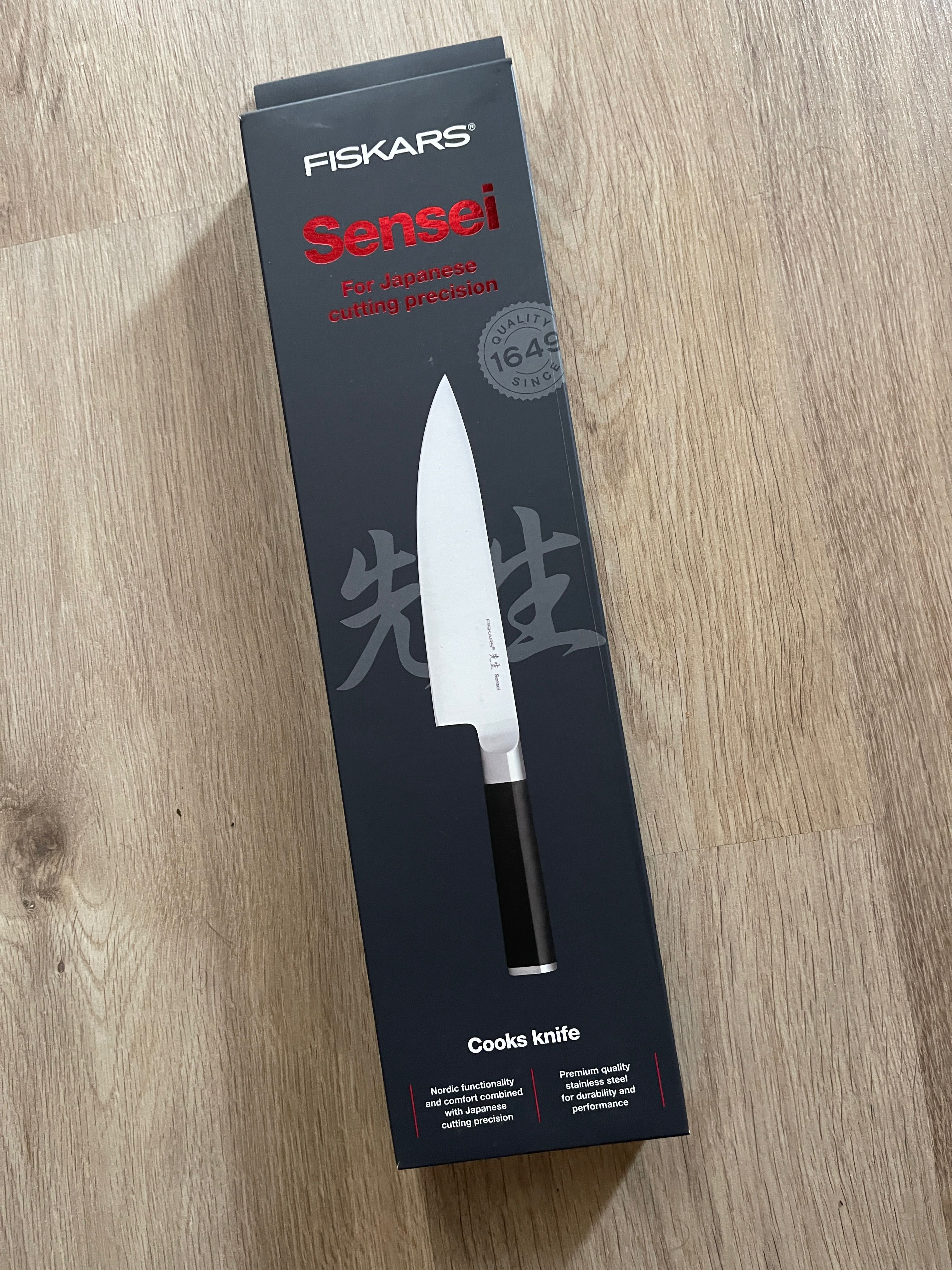 Fiskars Sensei Cooks knife - Nou