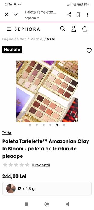 Tartalette in Bloom Tarte sephora