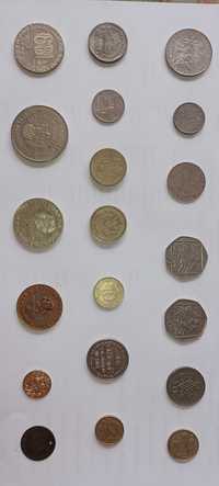 Лот стари чуждестранни и български юбилейни монети