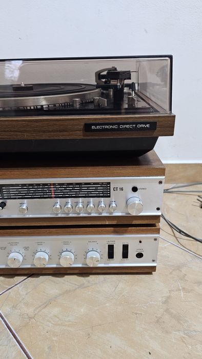 Pick-up dual 721,amplificator dual cv 80,tuner dual ct 16
