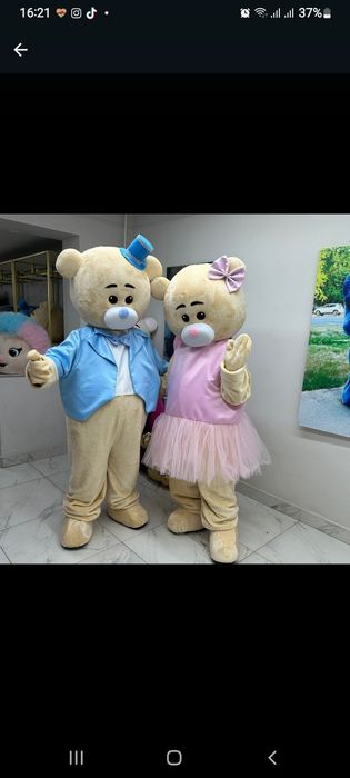 Аниматоры  Тэдди Мишка и Клоун