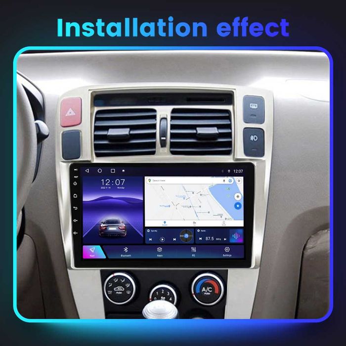 Navigatie Android 14 Hyundai Tucson 2006 14 1/8 Gb Waze CarPlay CAMERA