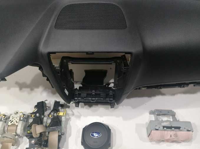 Subaru Outback V - kit airbag - plansa de bord - centuri de siguranta