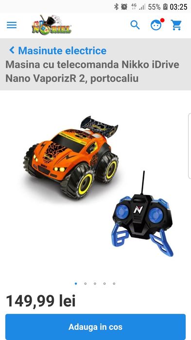 Masina cu telecomanda Nikko iDrive Nano VaporizR 2