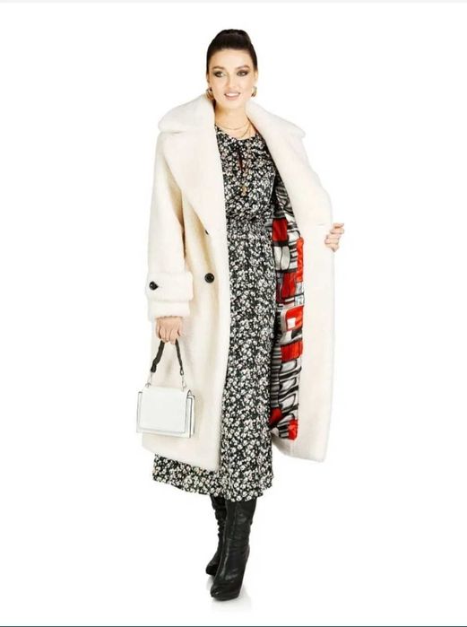 Шуба из овечьей шерсти