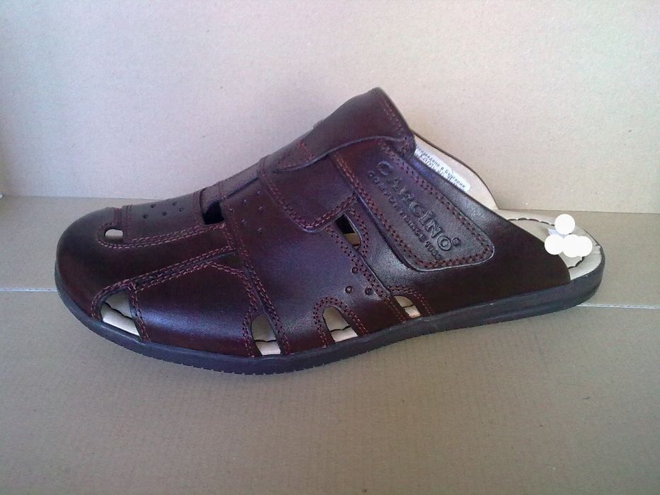 Продава обувки чехли сандали естествена кожа